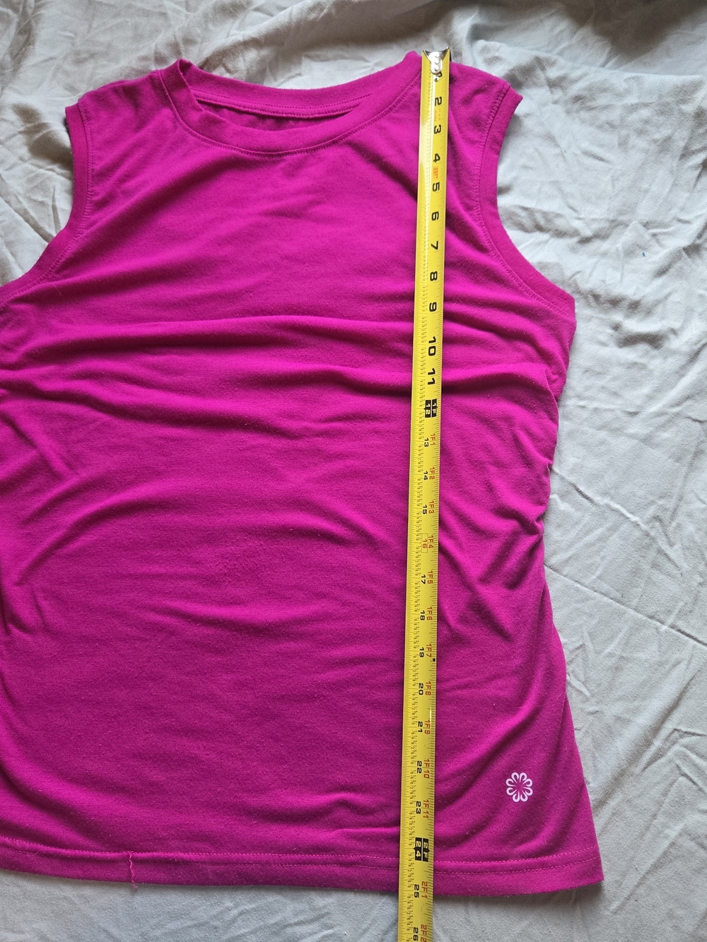 Athleta Girl Magenta Pink High-Neck Athletic Workout Muscle Tank Top